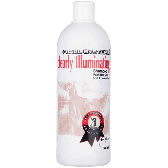 All Systems Clearly Illuminating Shampoo – Concentrated Formula, Suitable for All Coat Types, 500ml