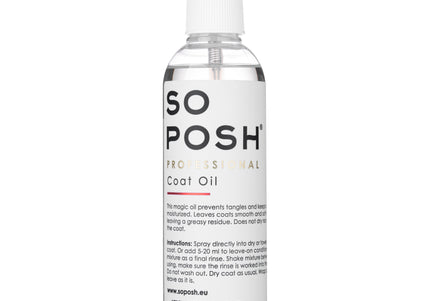 So Posh Coat Oil – Lightweight Conditioning Formula, Eases Combing and Enhances Shine, 250ml