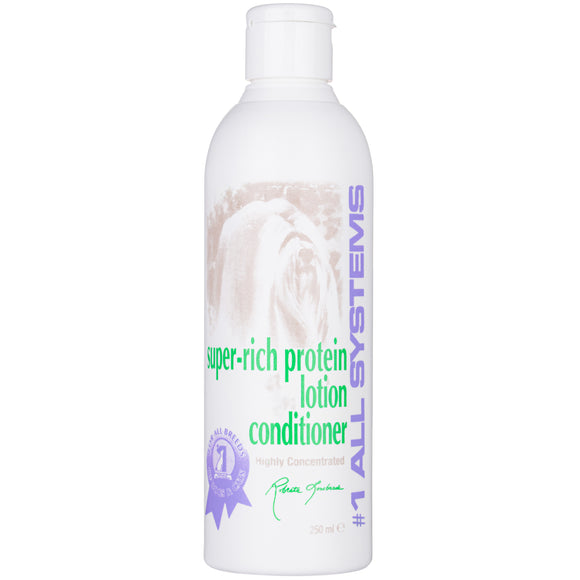1 All Systems Super Rich Protein Lotion Conditioner – Antistatic Moisturizing Formula, 250ml Bottle