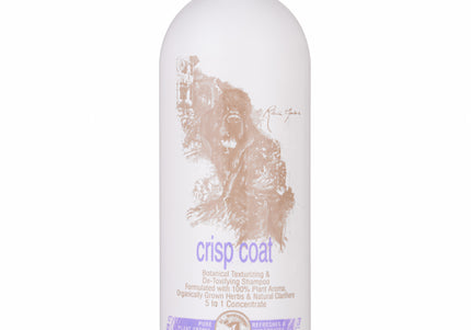 1 All Systems Crisp Coat Botanical Shampoo – 500ml, Enriched Formula for Wire and Short Coats