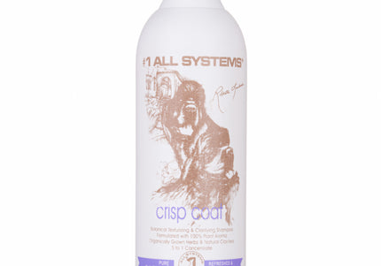 1 All Systems Crisp Coat Botanical Shampoo – Herbal Formula, Enhances Texture, 250ml
