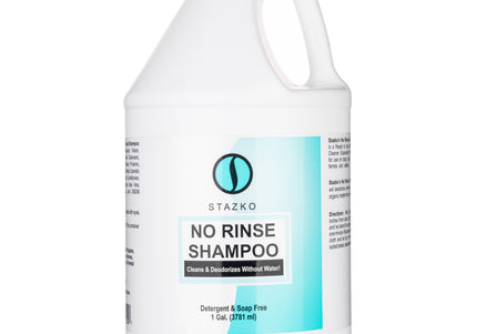 Stazko No Rinse Shampoo Concentrate 1:7 – Waterless Cleaning Formula, 3.8L Bottle