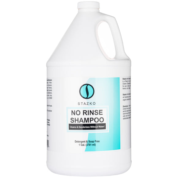 Stazko No Rinse Shampoo Concentrate 1:7 – Waterless Cleaning Formula, 3.8L Bottle