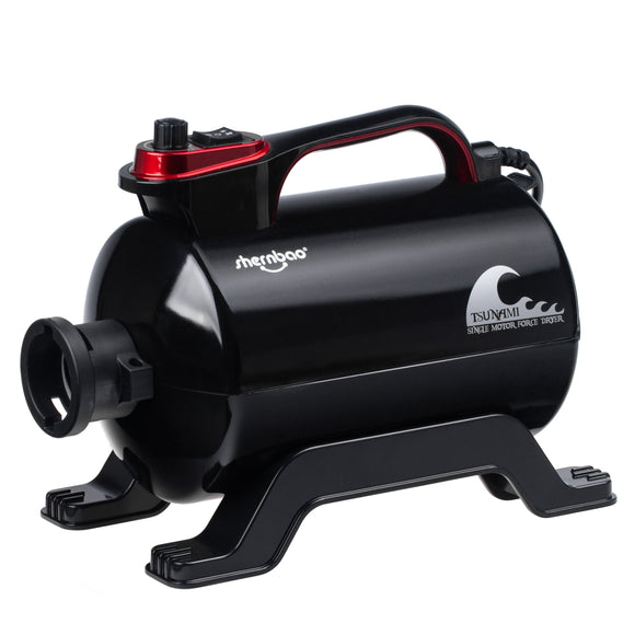 Shernbao Tsunami 2800W Table Dryer – Adjustable Airflow, Two-Stage Temperature Control, 115 L/s