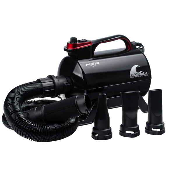 Shernbao Tsunami 2800W Table Dryer – Adjustable Airflow, Two-Stage Temperature Control, 115 L/s