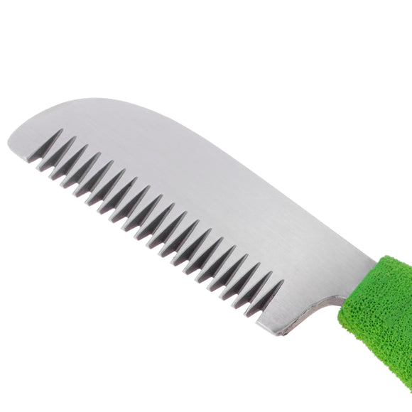 Blovi Professional Left Stripping Knife – Coarse Japanese Steel Blade with Ergonomic Foam Handle