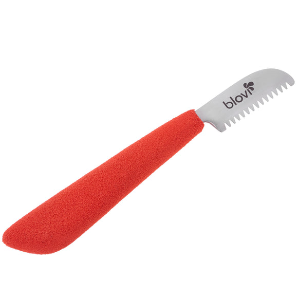 Blovi Professional Left Stripping Knife – Coarse Japanese Steel Blade with Ergonomic Foam Handle