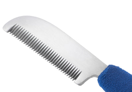 Blovi Professional Left Stripping Knife – Coarse Japanese Steel Blade with Ergonomic Foam Handle