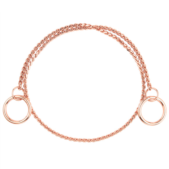 Show Tech Snake Chain Rose Gold – Elegant 35cm Display Chain with Polished Finish