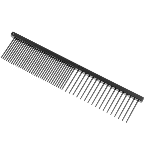 HPP Mixed Metal Grooming Comb – 15.5cm, Antistatic Coating, Smooth Detangling Tool