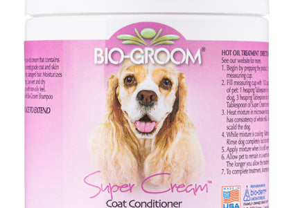 Bio-Groom Super Cream Oil Treatment – Moisturizing Formula for Skin and Coat, 226g