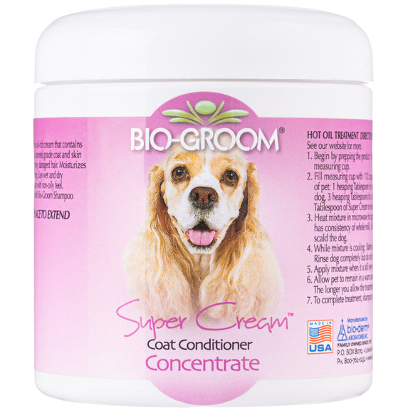 Bio-Groom Super Cream Oil Treatment – Moisturizing Formula for Skin and Coat, 226g