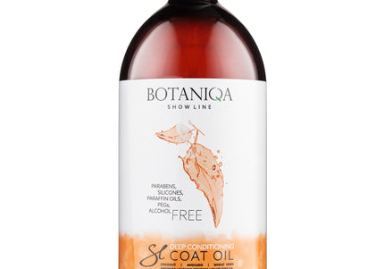 Botaniqa Show Line Deep Conditioning Coat Oil – Nourishing Formula, Protects Against Tangling, 1L
