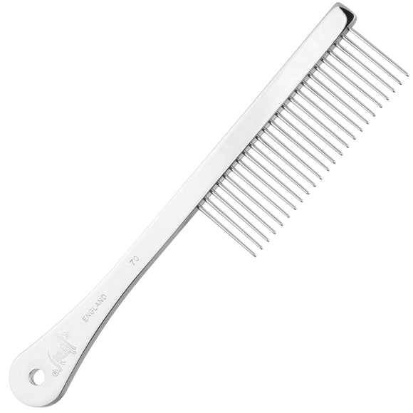 Spratts No. 70 Wide-Gauge Grooming Comb – Durable Stainless Steel Teeth, Tangle Removal