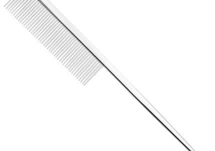 Yento Professional Metal Grooming Comb with Spike, 18.5cm – Durable Precision Tool