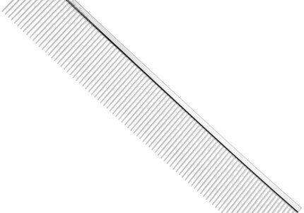 Chris Christensen Buttercomb 505 All Coarse 8.5in Metal Grooming Comb – Medium Tooth Spacing