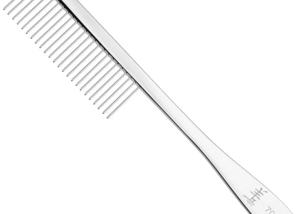 Yento Professional Metal Grooming Comb – Wide Tooth, Durable Stainless Steel Design