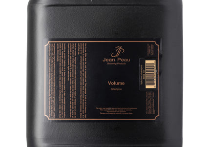 Jean Peau Volume Shampoo – Concentrated 1:4 Formula, 5L, Enhances Coat Fullness and Texture