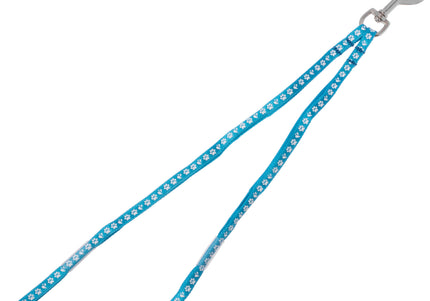 Groom Professional Dual Noose Blue – Double Grooming Leash with Dog Paw Design, Adjustable
