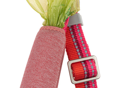 Hurtta Adjustable Leash Eco Rosehip – Padded Handle, Pink and Orange, Durable Design