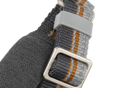 Hurtta Adjustable Leash Eco Blackberry – Padded Handle, Gray and Honey, Lightweight Design