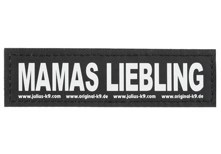 Julius-K9 Mamas Liebling Patch Set – Velcro Attachment, Small Size, 2 Pieces