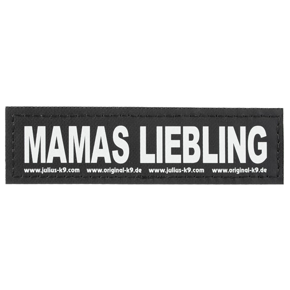 Julius-K9 Mamas Liebling Patch Set – Velcro Attachment, Small Size, 2 Pieces