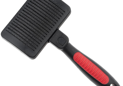 Ideal Dog Self-Cleaning Poodle Brush – Small Size, Ergonomic Handle, Easy Hair Removal