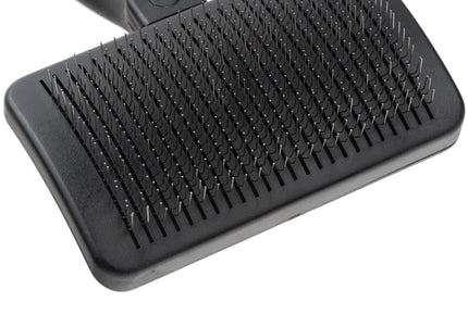 Ideal Dog Self-Cleaning Slicker Brush – Medium Size, Ergonomic Handle, Easy Hair Removal