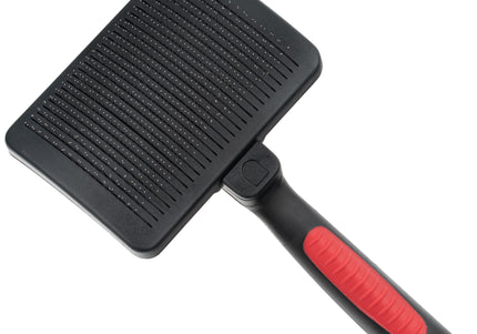 Ideal Dog Self-Cleaning Slicker Brush – Large Size, Ergonomic Handle for Easy Grooming