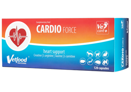 Vetfood Cardioforce Heart Health Supplement – 120 Tablets, Advanced Cardiovascular Support Formula