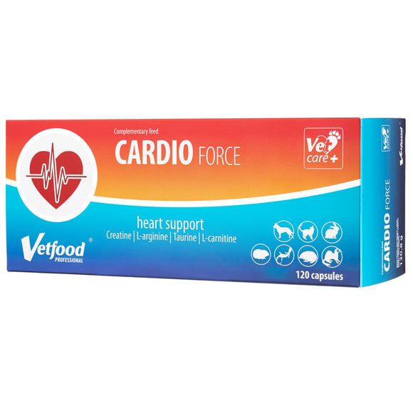 Vetfood Cardioforce Heart Health Supplement – 120 Tablets, Advanced Cardiovascular Support Formula