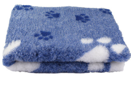 Blovi DryBed A+ Anti-Slip Grooming Bed – Blue and White, 150x100cm, Durable Comfort