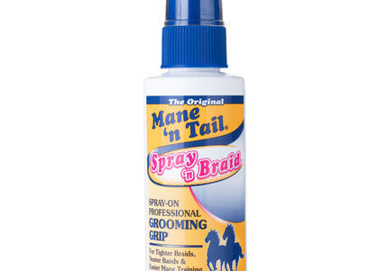 Mane'n Tail Spray & Braid – Braiding Preparation, Smooth Detangling Formula, 120ml