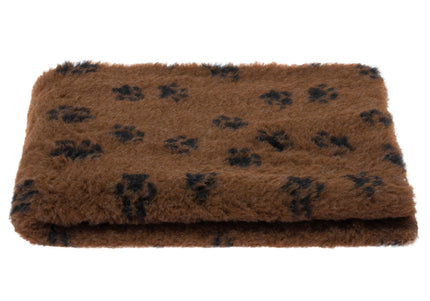 Blovi DryBed B Anti-Slip Grooming Bed – Brown and Black, 75x50cm, Durable Comfort