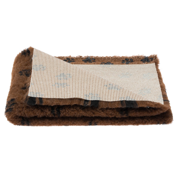 Blovi DryBed B Anti-Slip Grooming Bed – Brown and Black, 75x50cm, Durable Comfort