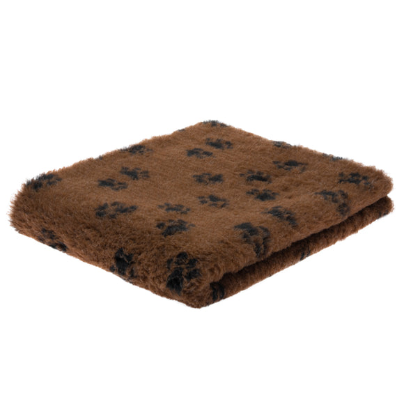 Blovi DryBed B Anti-Slip Grooming Bed – Brown and Black, 75x50cm, Durable Comfort