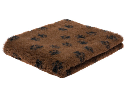 Blovi DryBed B Anti-Slip Grooming Bed – Brown and Black, 75x50cm, Durable Comfort