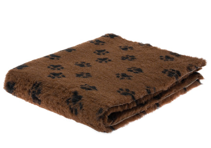 Blovi DryBed B Anti-Slip Grooming Bed – Brown and Black, 75x50cm, Durable Comfort