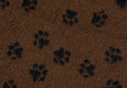 Blovi DryBed B Anti-Slip Grooming Bed – Brown and Black, 75x50cm, Durable Comfort