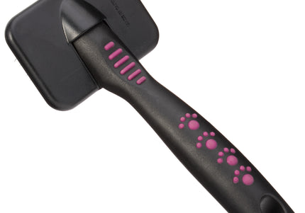 KW Smart Soft Knobbly Card – Gentle Small Poodle Brush with Safety Pins, Ergonomic Design