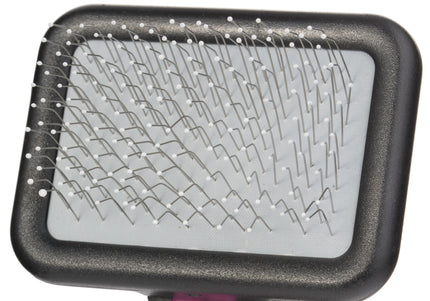 KW Smart Soft Knobbly Card – Gentle Small Poodle Brush with Safety Pins, Ergonomic Design