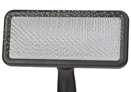 KW Smart Soft Knobbly Card Brush Large – Gentle Poodle Brush with Secure Pins, Ergonomic Grip
