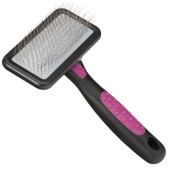 KW Smart Soft Card Brush Medium – Gentle Flexible Grooming Tool with Soft Bristles
