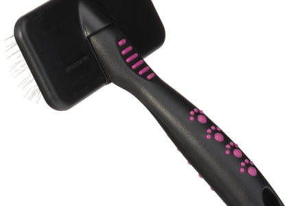 KW Smart Soft Card Brush Medium – Gentle Flexible Grooming Tool with Soft Bristles