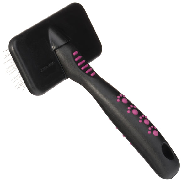 KW Smart Soft Card Brush Medium – Gentle Flexible Grooming Tool with Soft Bristles