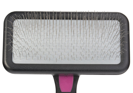 KW Smart Soft Card Brush Medium – Gentle Flexible Grooming Tool with Soft Bristles