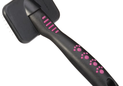 KW Smart Soft Card Small – Gentle Poodle Brush with Flexible Pins, Compact Size for Delicate Coats