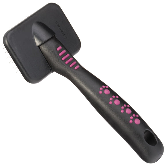 KW Smart Soft Card Small – Gentle Poodle Brush with Flexible Pins, Compact Size for Delicate Coats