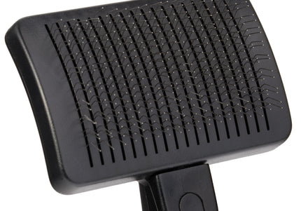 KW Smart Self-Cleaning Card Brush Small – Ergonomic Slicker with Easy Hair Release